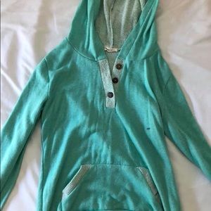 Turquoise Hoodie